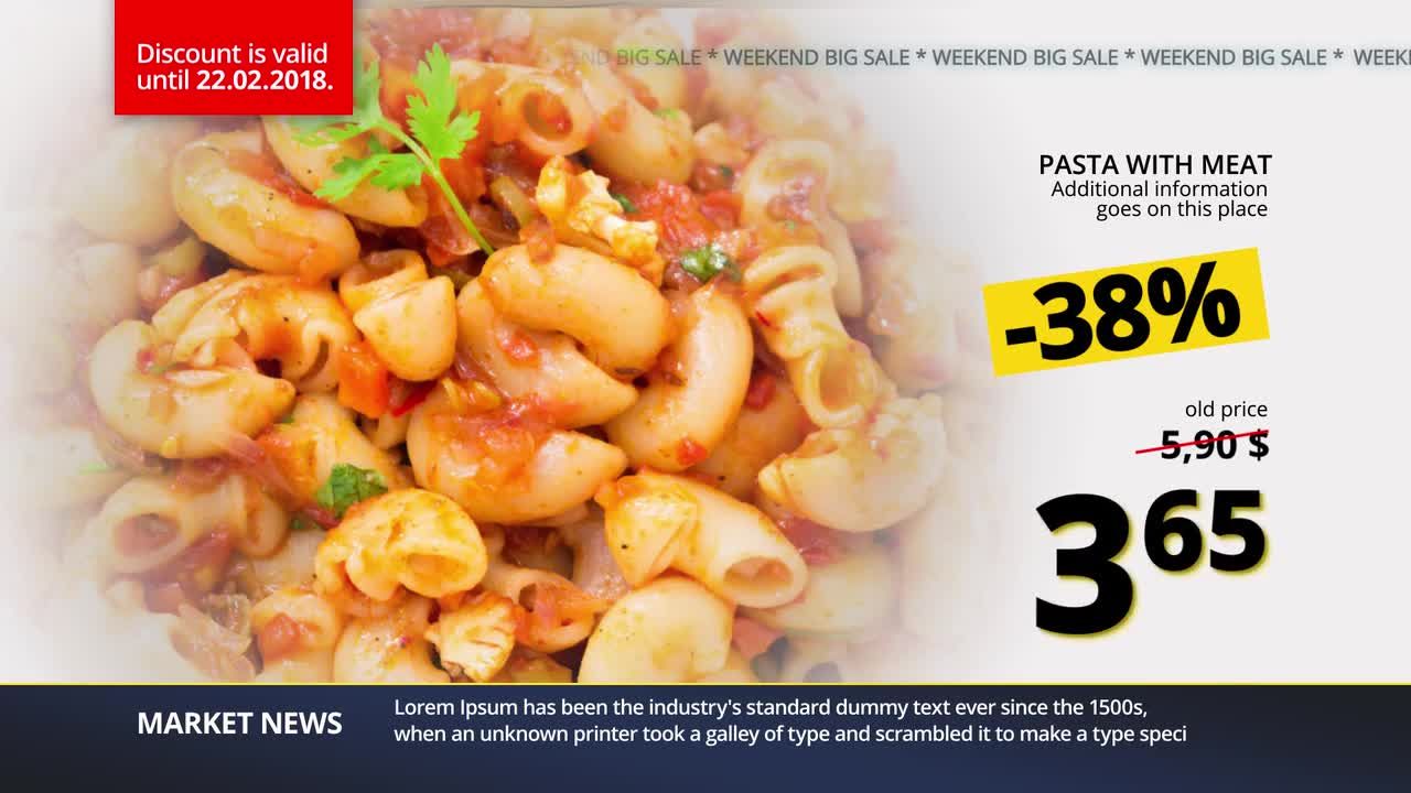 色彩鲜艳的商品展示宣传促销介绍素材库精选AE模板