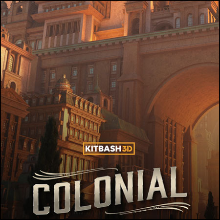 历史悠久的市政广场欧式建筑素材之家精选3D模型