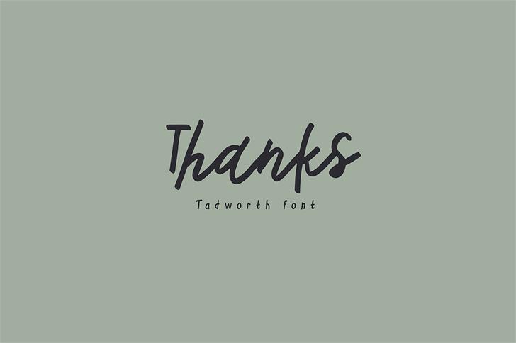 Tadworth font插图7 Tadworth font插图7