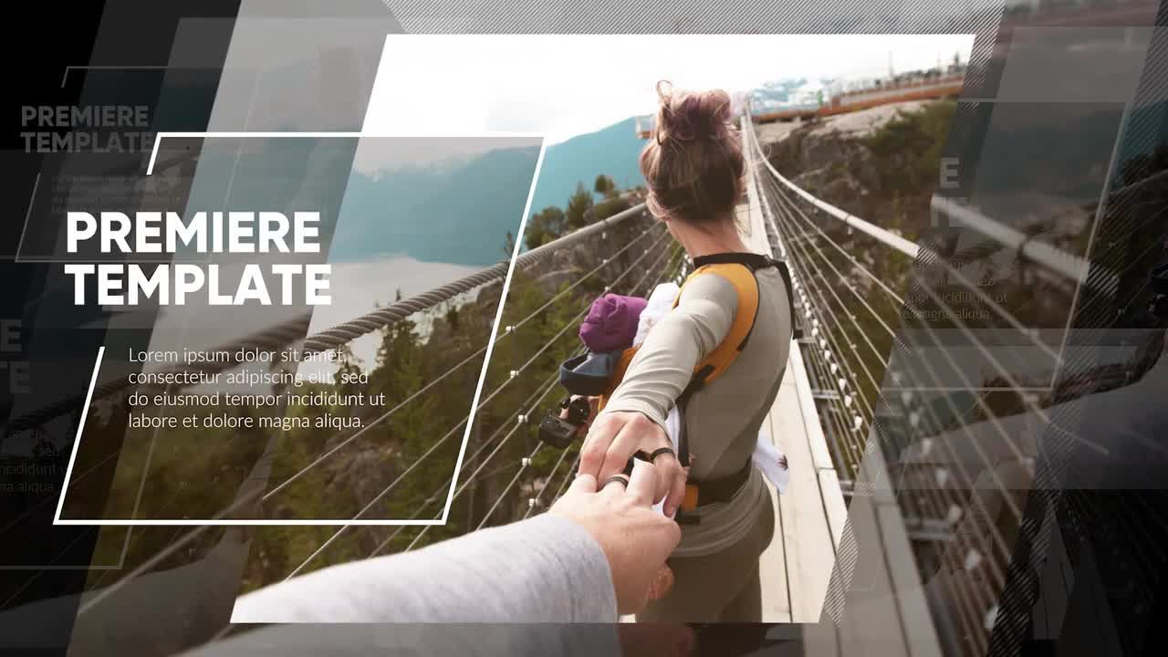 幻灯片首映动画素材库精选PR模板