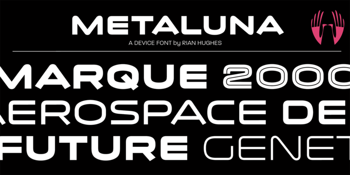 Metaluna Font Family素材之家精选英文字体