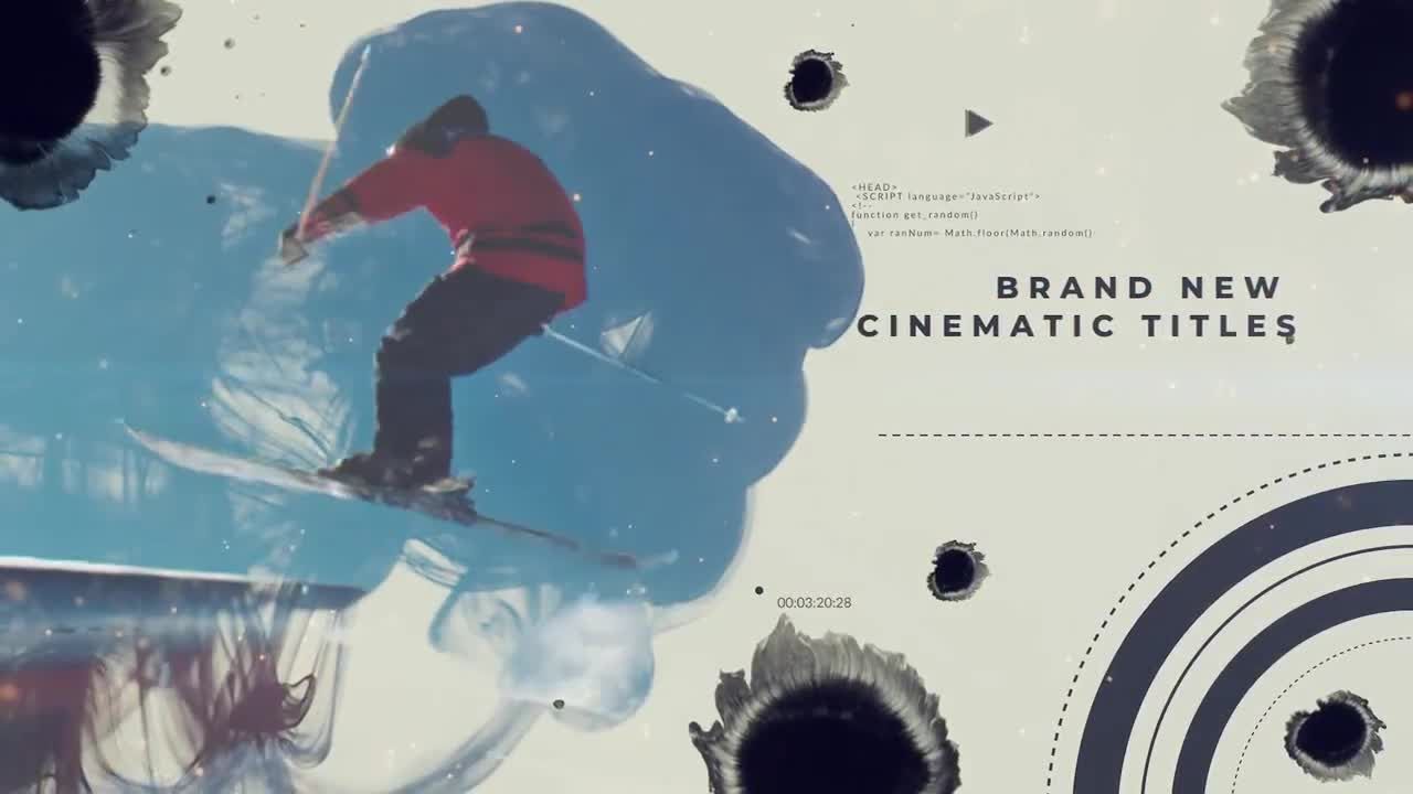 墨水动画效果宣传片Pr模板