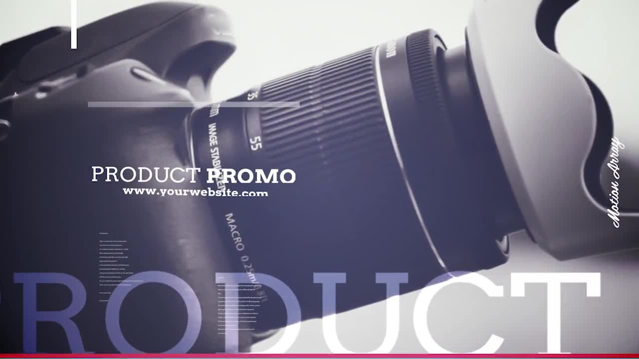 简洁时尚产品促销素材库精选AE模板