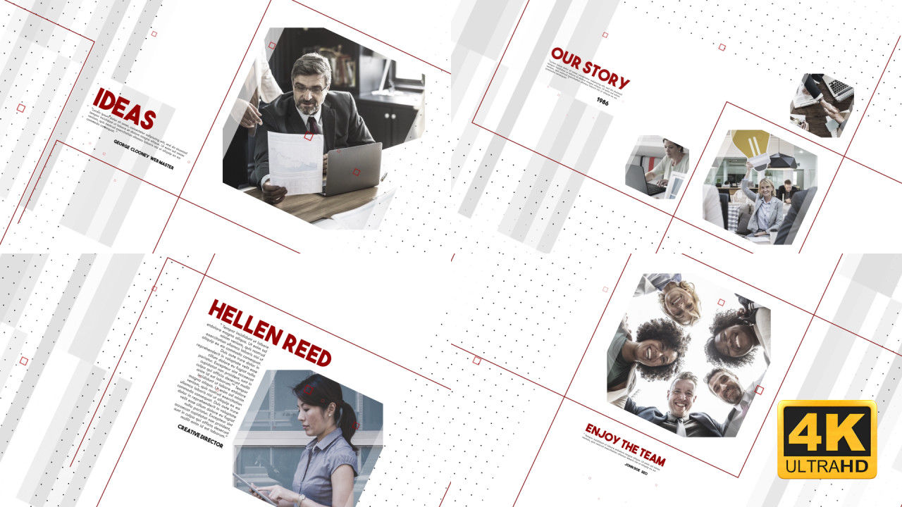 公司开幕式动画素材库精选AE模板