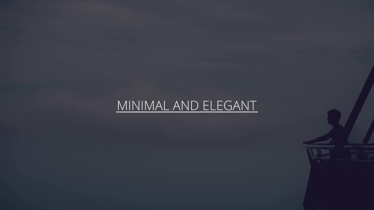 10个全屏整洁三分之一优雅白色标题素材库推荐PR模板