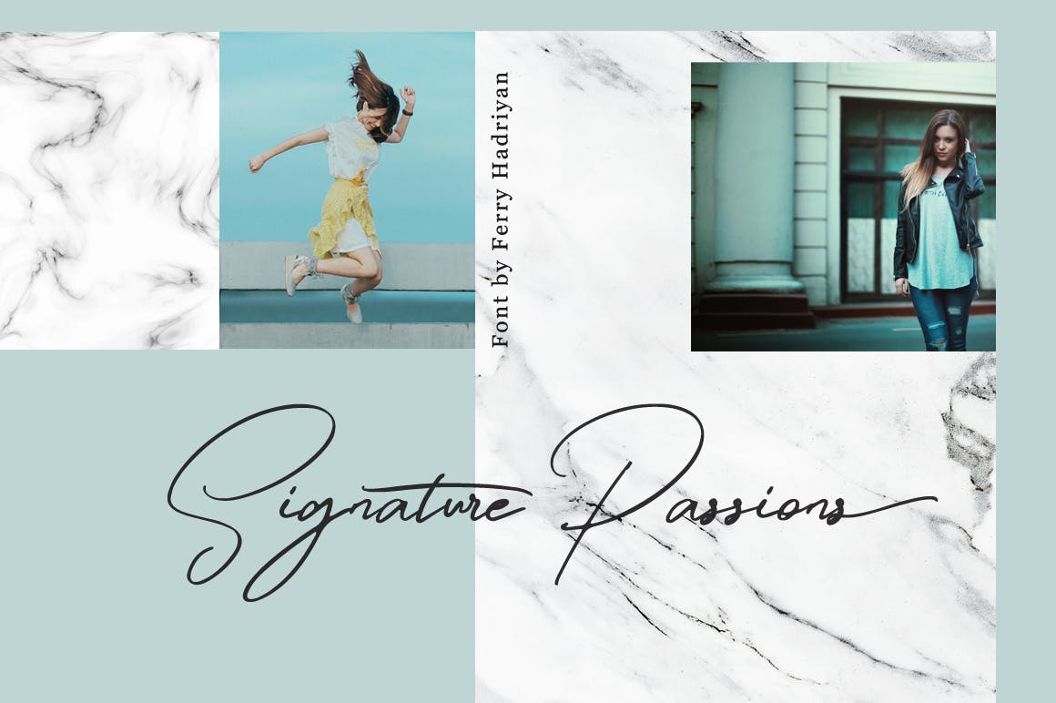 钢笔手写英文书法字体 Winterfellia – Handwritten Font插图(1)