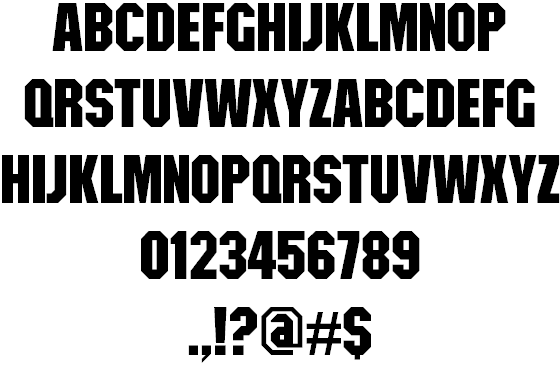 Predator Movie font插图1 Predator Movie font插图1