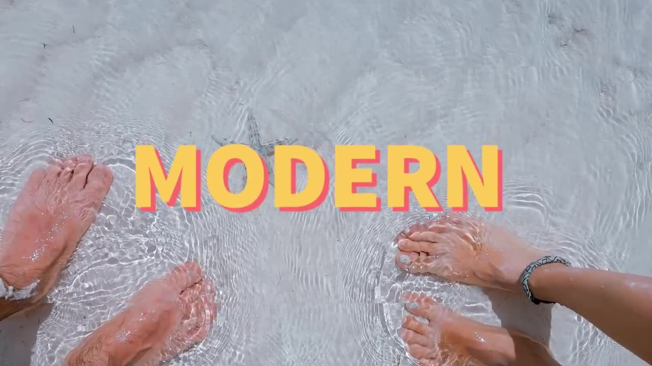 多种动画元素和出色的夏季视觉效果Pr模板