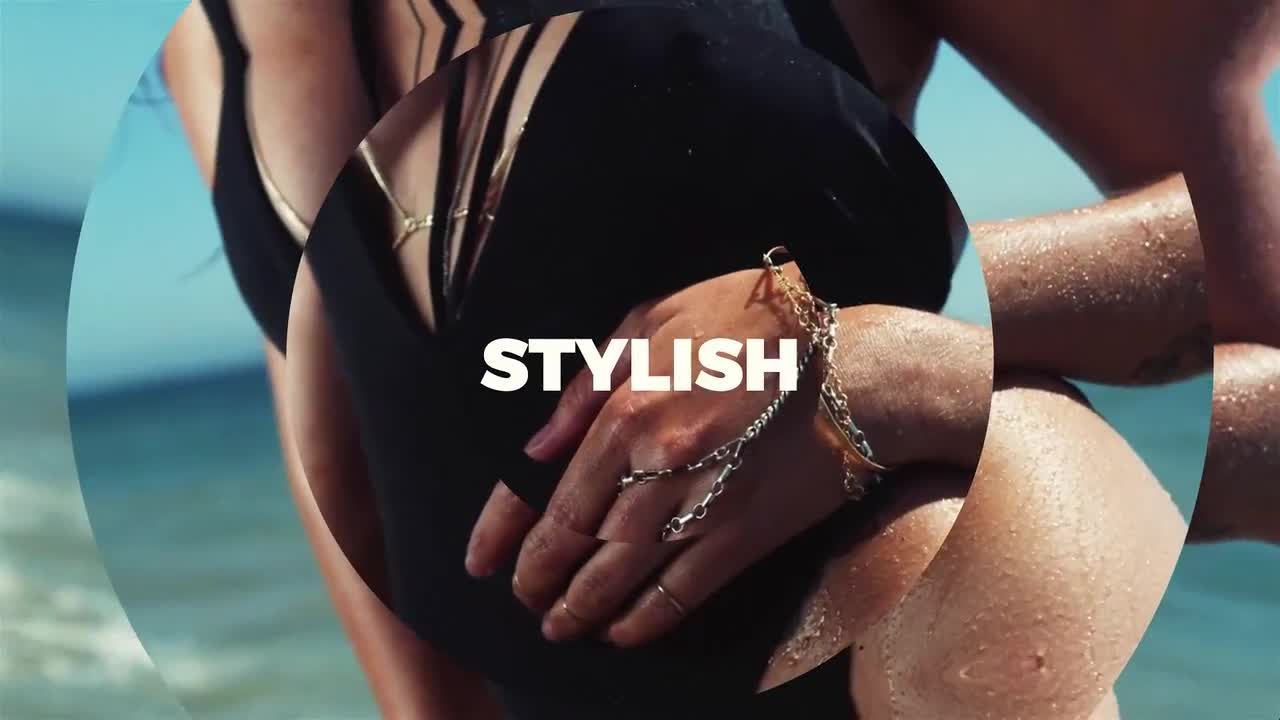 时尚动态照片视频精彩介绍素材库精选AE模板