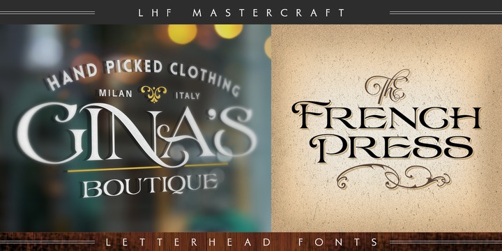 LHF Mastercraft Font Family插图2