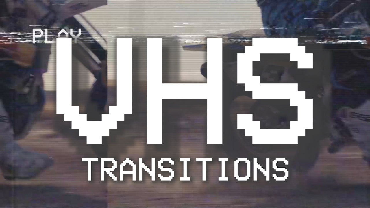 复古的VHS损伤转换素材库精选pr模板