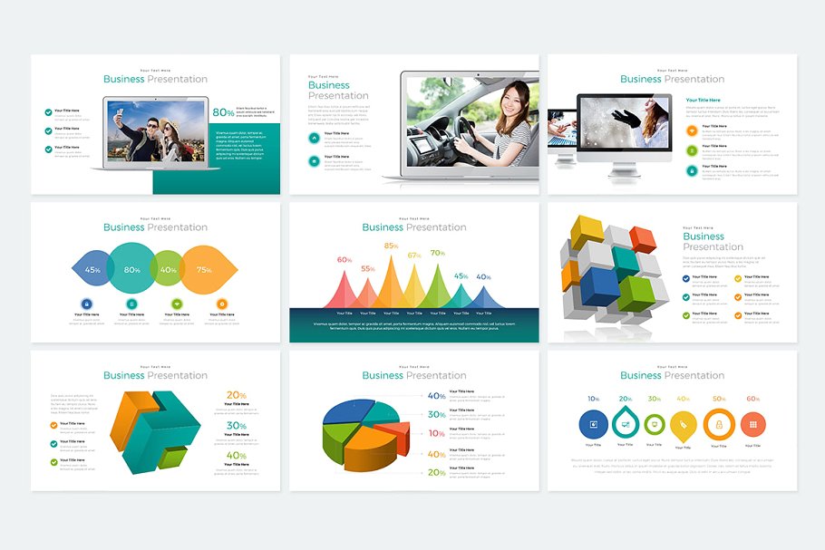 商务风格数据统计分析PPT幻灯片 Yogyakarta Powerpoint插图(19)