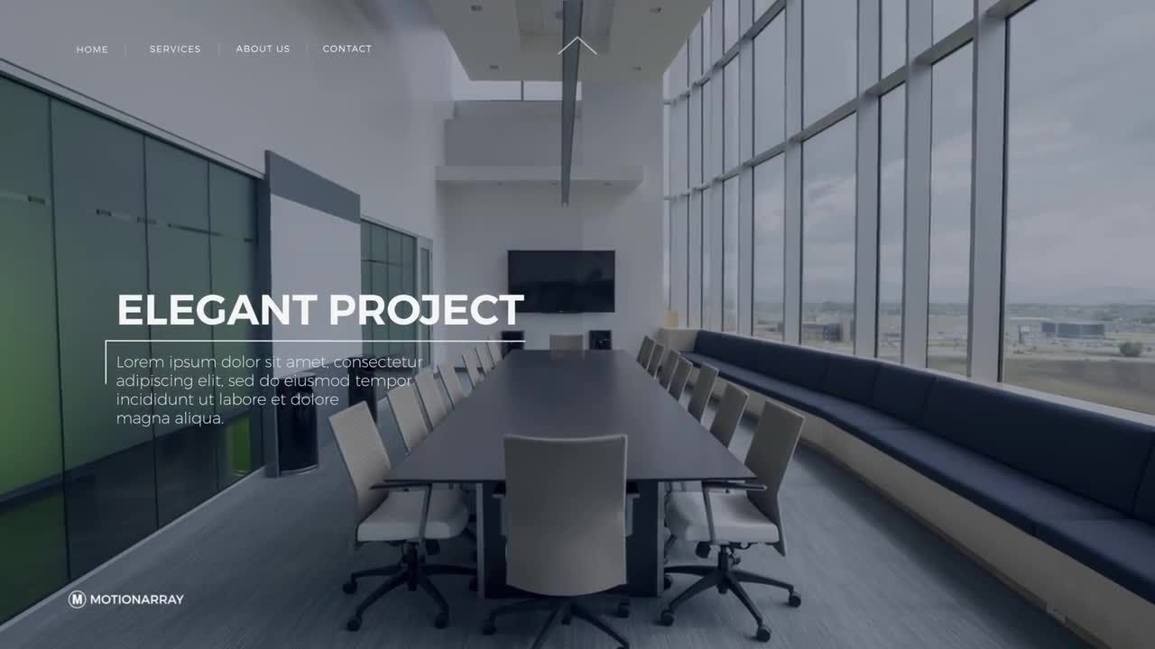 干净简约公司企业图文宣传片素材库精选AE模板
