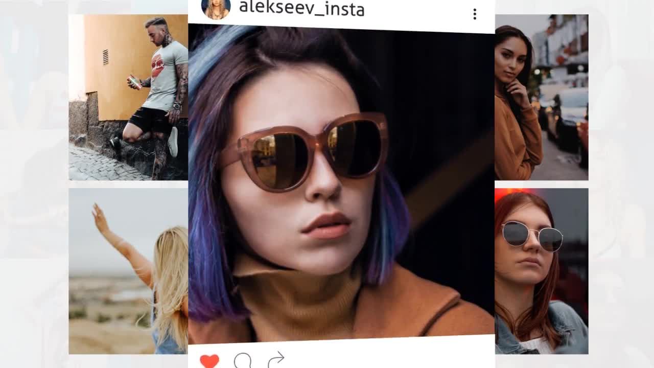 干净且富有创意的现代动态Instagram促销2素材库精选AE模板