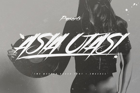 Asia Otasi Brush Font插图