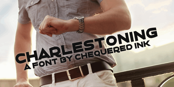 Charlestoning font插图