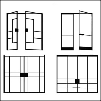 现代玻璃门商场推拉门素材之家精选3D模型