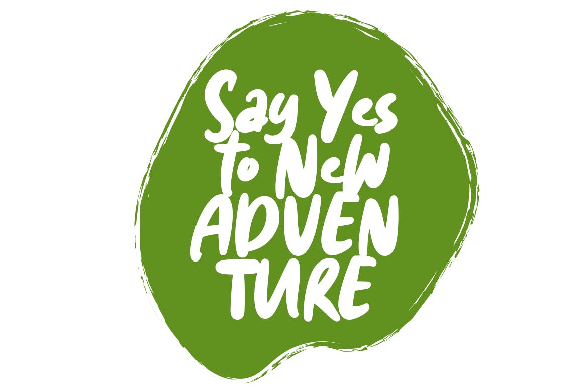 涂鸦风格装饰字体设计英文书法字体 Diggies – A Playful Font插图(2)