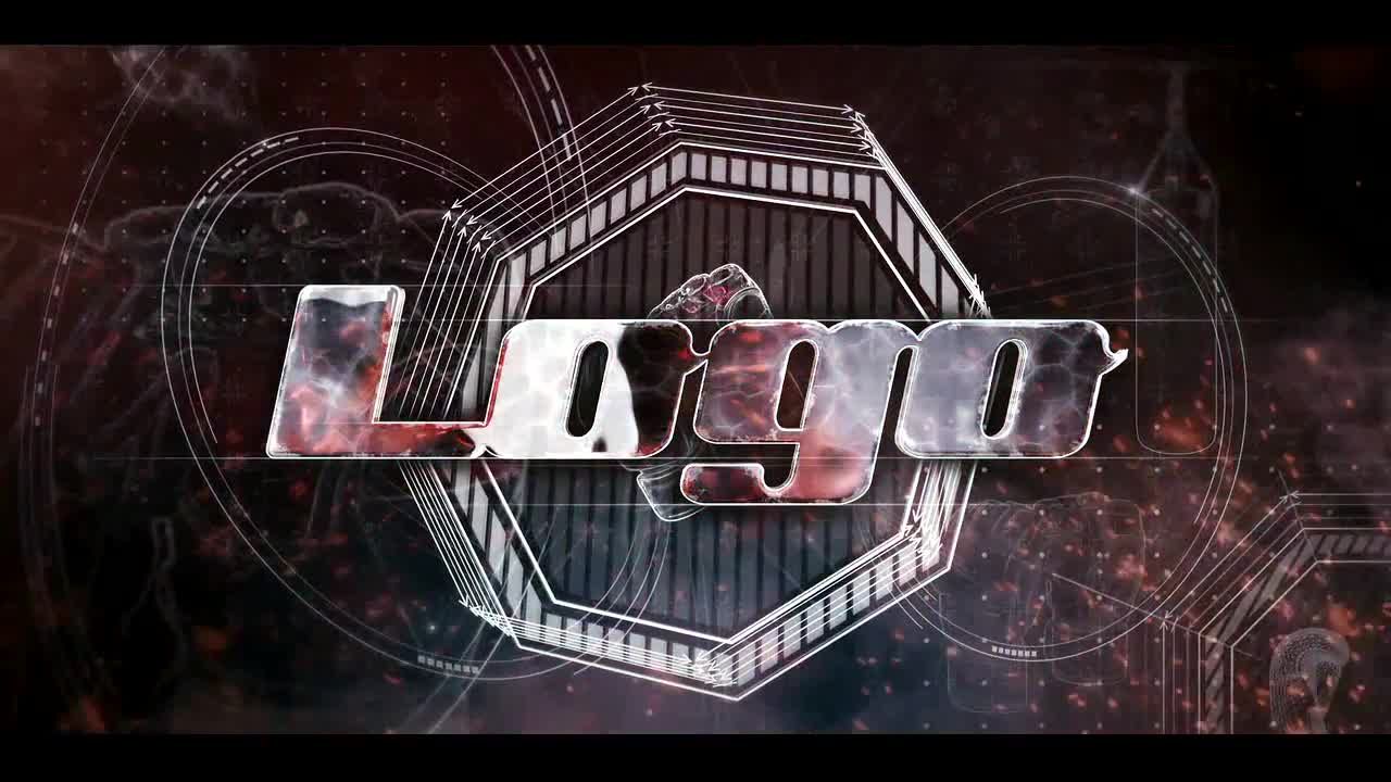 动态动画武术标志素材库精选AE模板