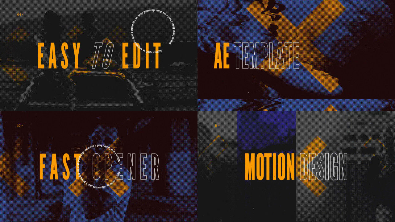 出色的旅行度假照片展示素材库精选AE模板