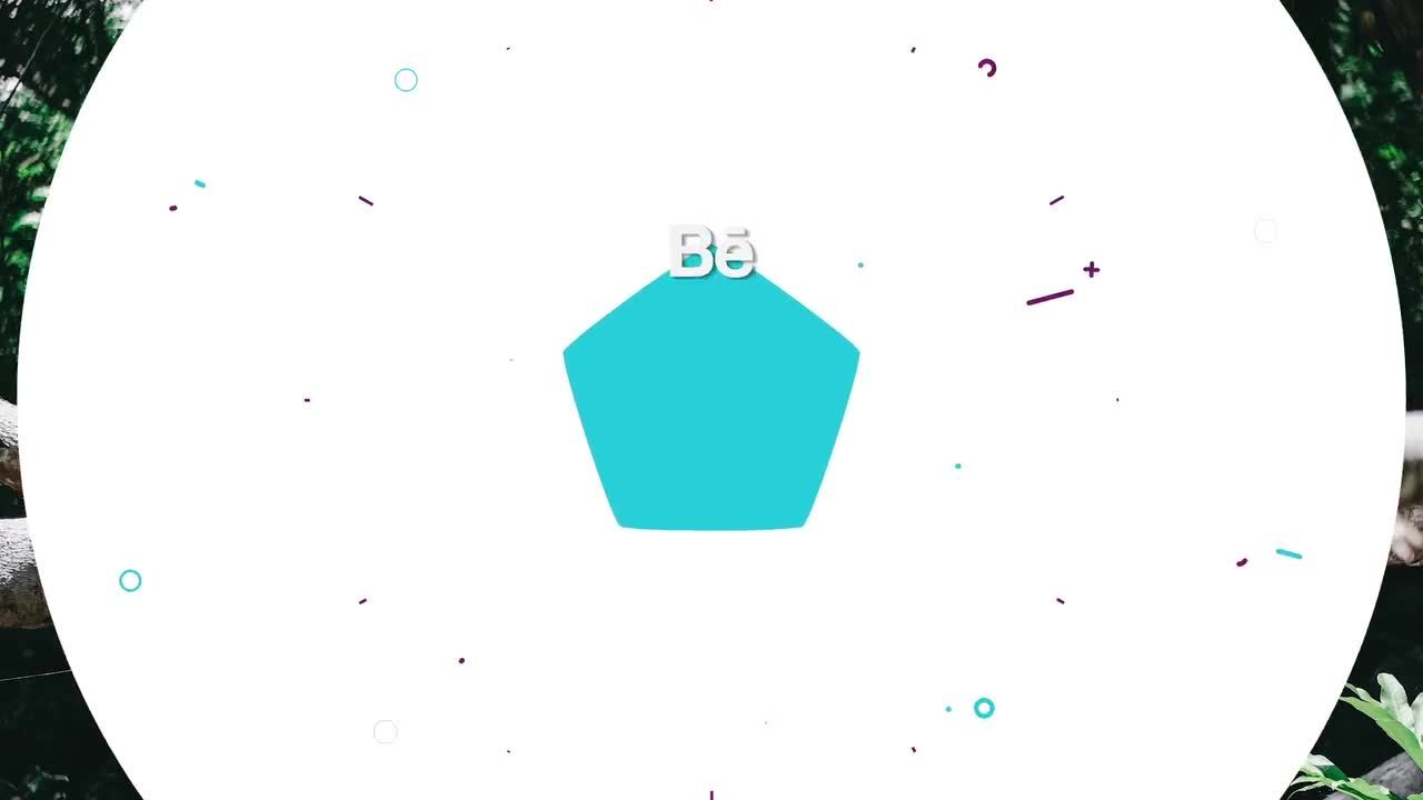 色彩缤纷的动画幻灯片翻转徽标素材库推荐PR模板