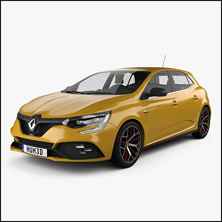 Renault Megane RS Trophy 300 hatchback 2018雷诺越野车素材之家精选3D模型
