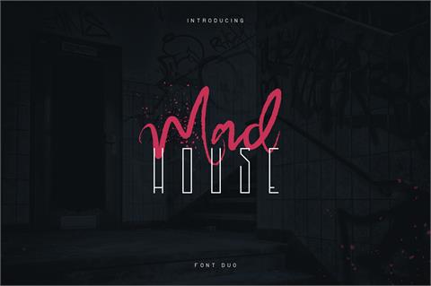 MadHouse Sanslight font素材之家精选英文字体