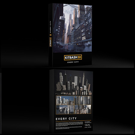 城市摩天大楼建筑物素材之家精选3D模型