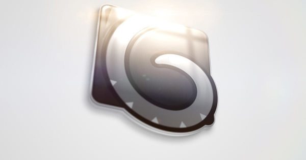 由近到远Logo演示特效素材库精选AE模板 Quick Clean Bling Logo 5