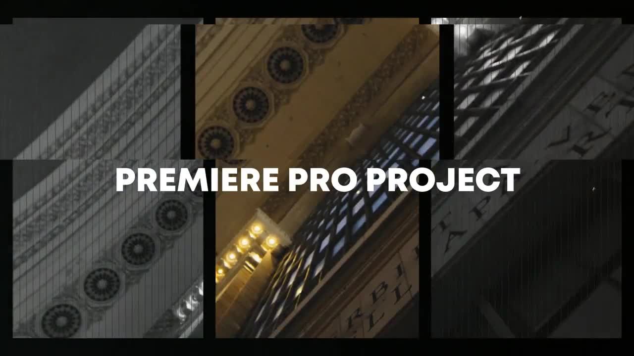 时尚动态城市宣传动画素材库推荐PR模板