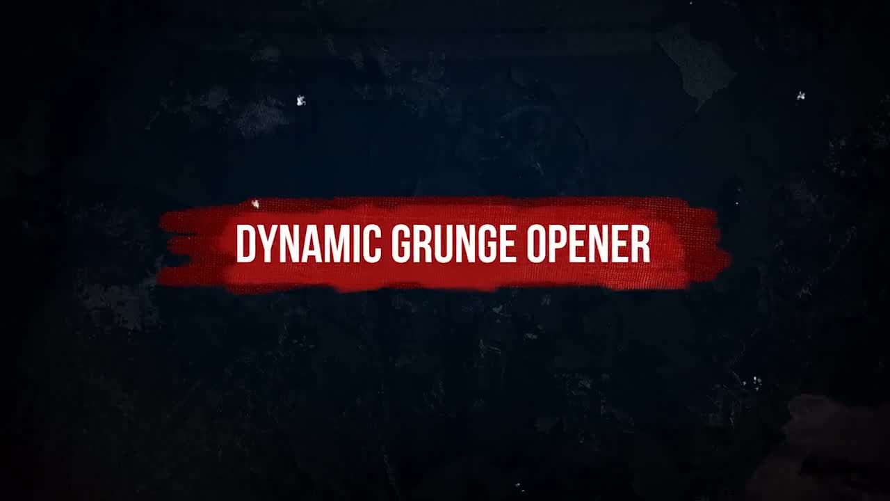 模块化结构动态垃圾背景过渡效果Pr模板