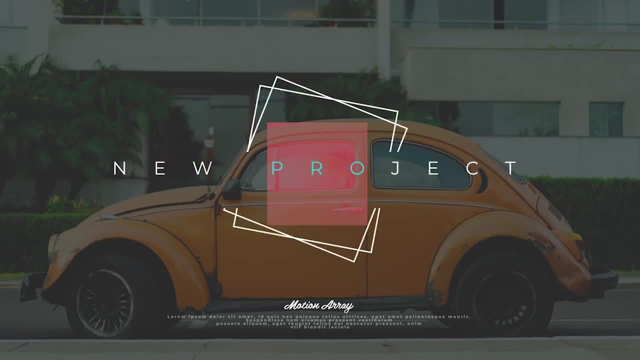 独特时尚新颖的动态开场白素材库精选AE模板