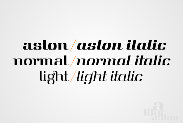 Aston Font Family插图2