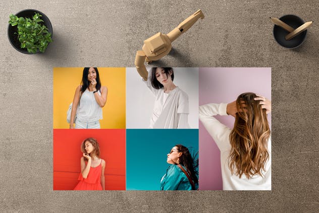 时尚杂志设计风格PPT幻灯片模板下载 MAGAZINE 2 Powerpoint template插图(5)