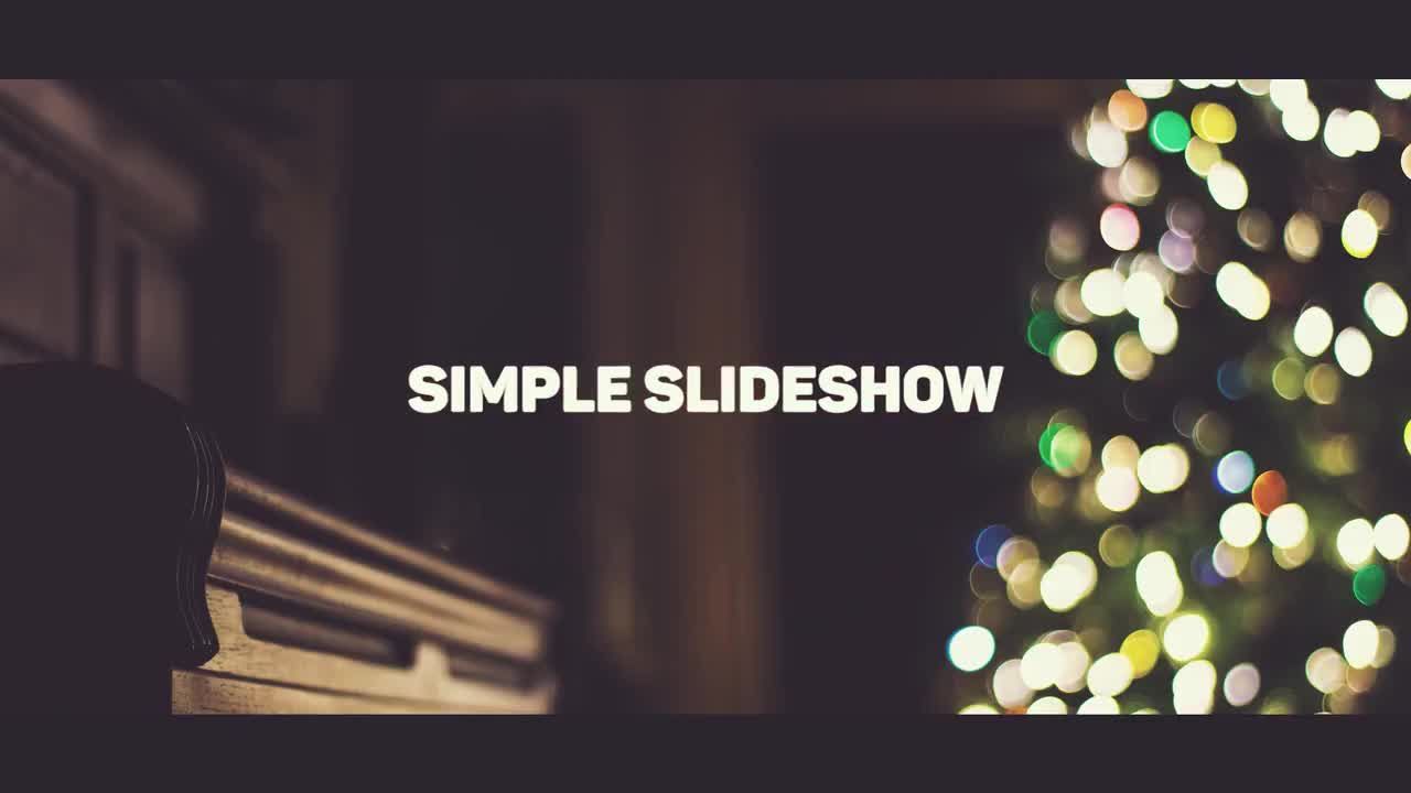 简单的动态动画幻灯片Pr模板