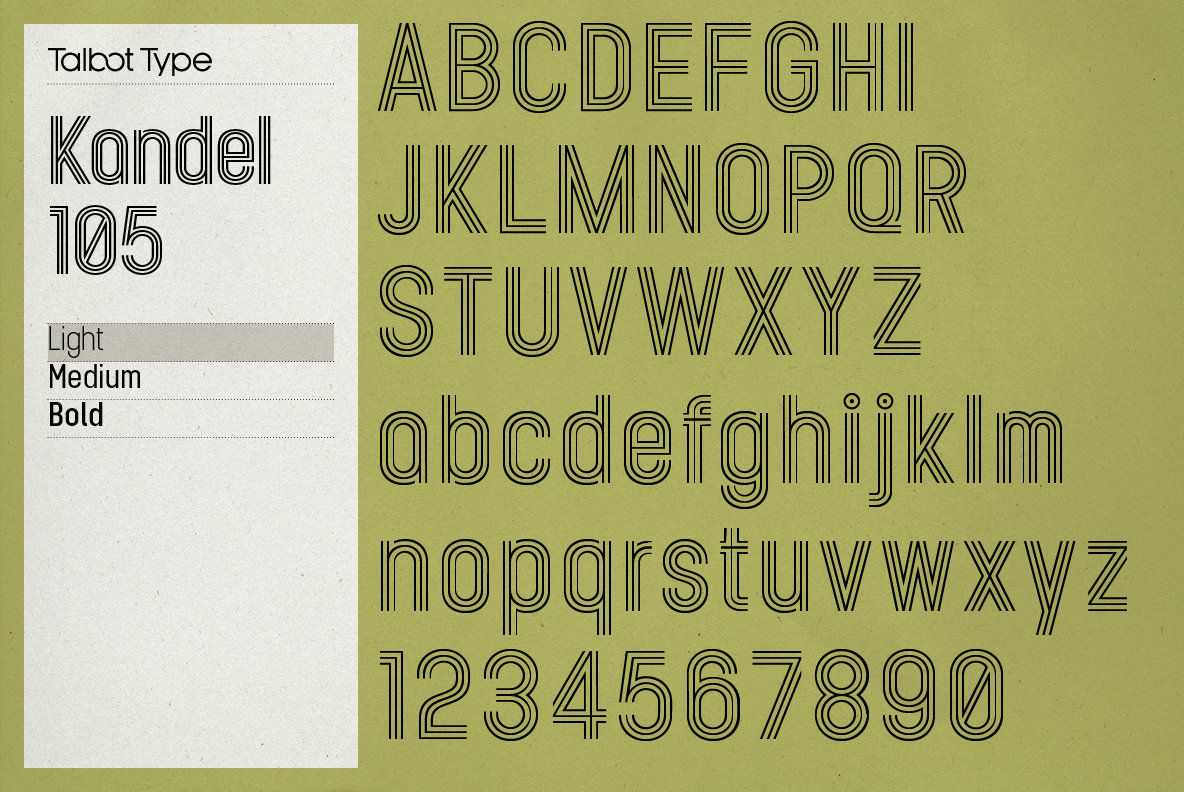 Kandel 105 Font Family插图1