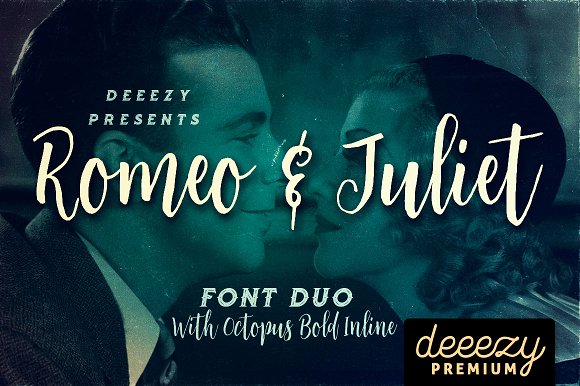 Romeo & Juliet Font Duo素材之家精选英文字体