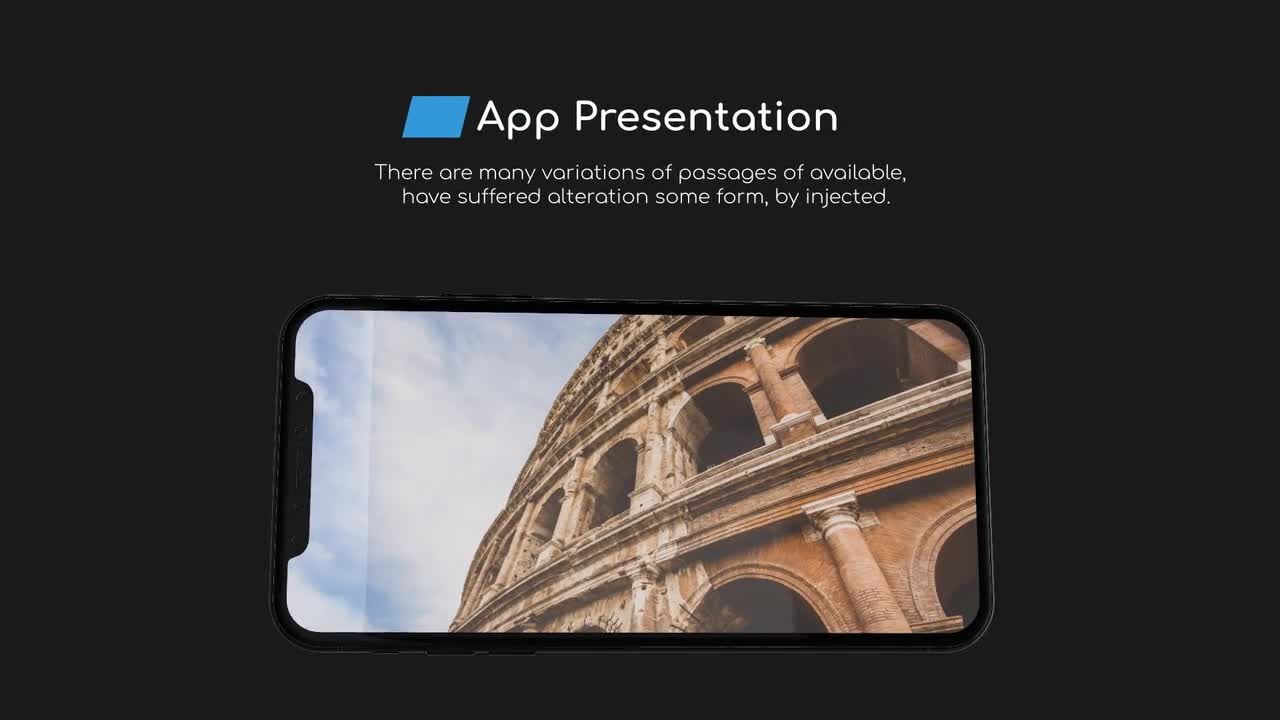 iPhone x 应用演示素材库精选AE模板