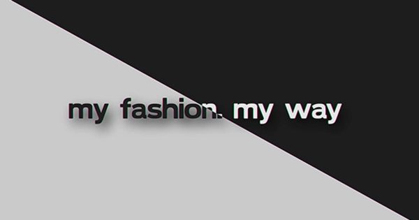 时尚人物模特特写节目素材库精选AE模板 My Fashion My Way