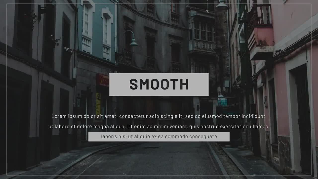 优雅的幻灯片过渡动画素材库精选AE模板