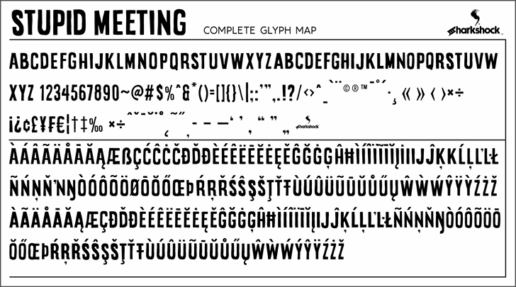 Stupid Meeting font插图1