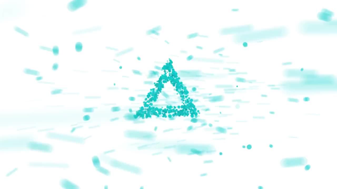 粒子徽标动画素材库精选AE模板