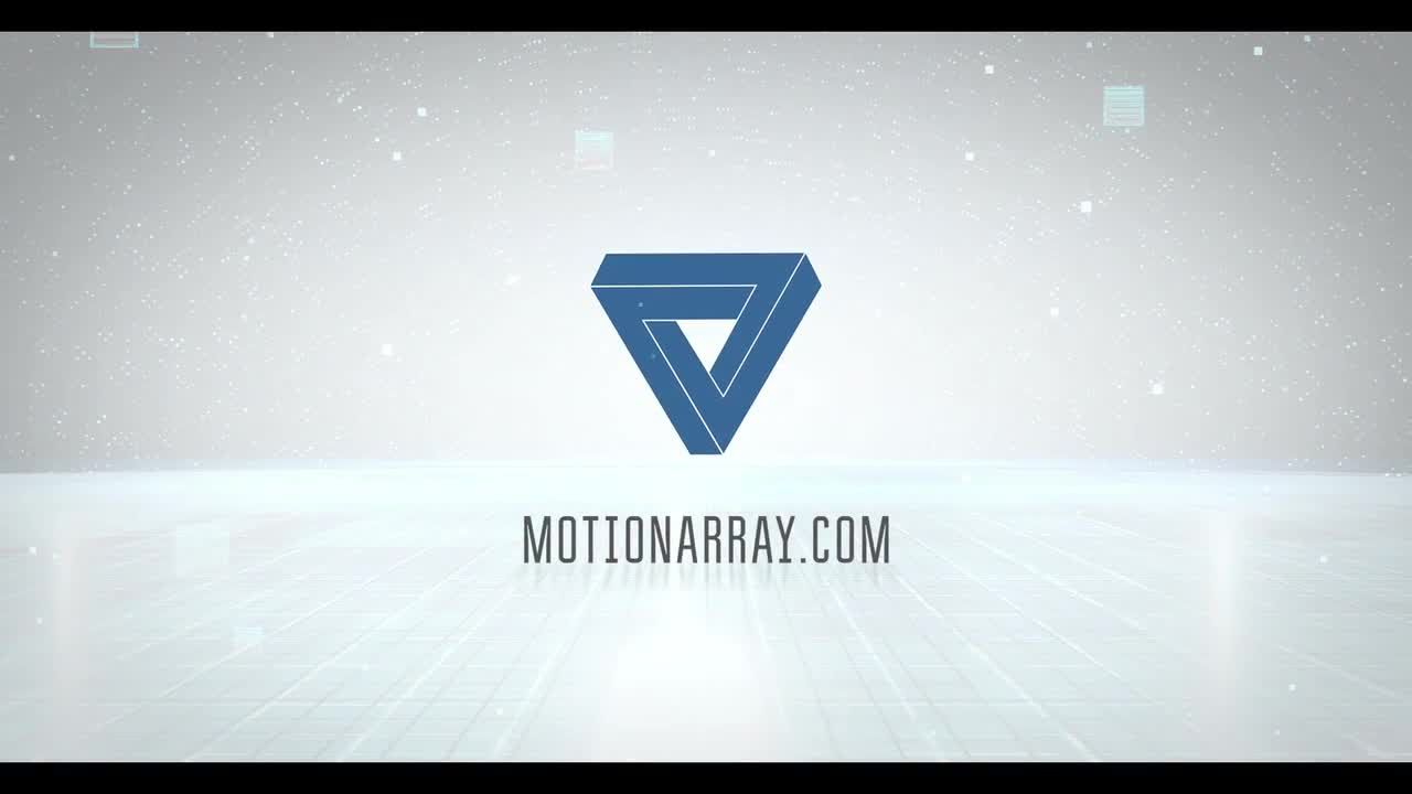 简洁时尚高新技术企业logo动画素材库推荐PR模板