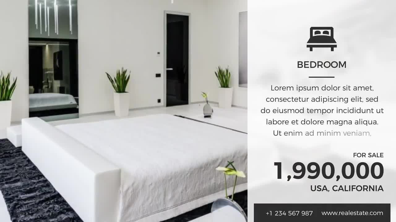 房地产动画文本宣传幻灯片素材库精选AE模板