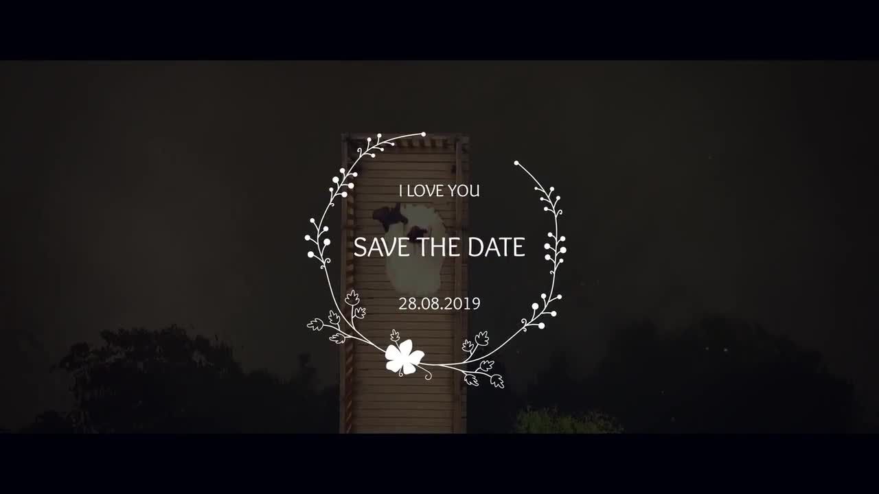 浪漫奢华的婚礼纪念日素材库精选AE模板