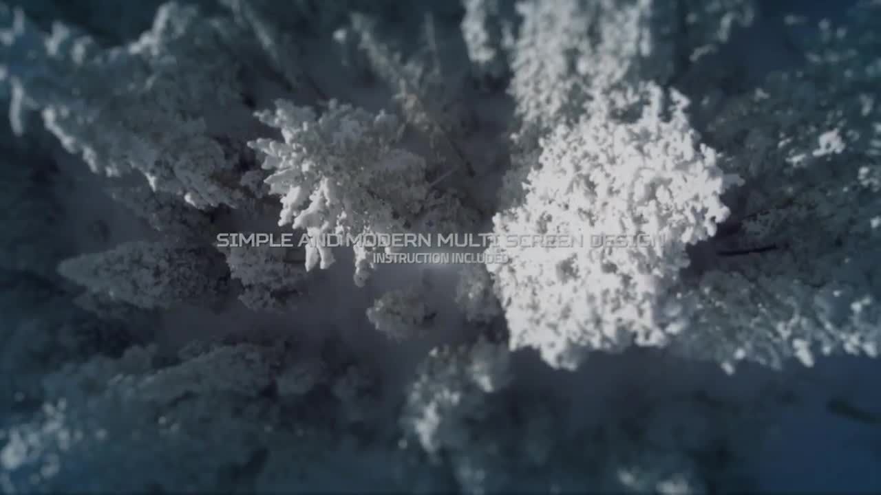 现代时尚数字卷轴开场动画素材库精选AE模板