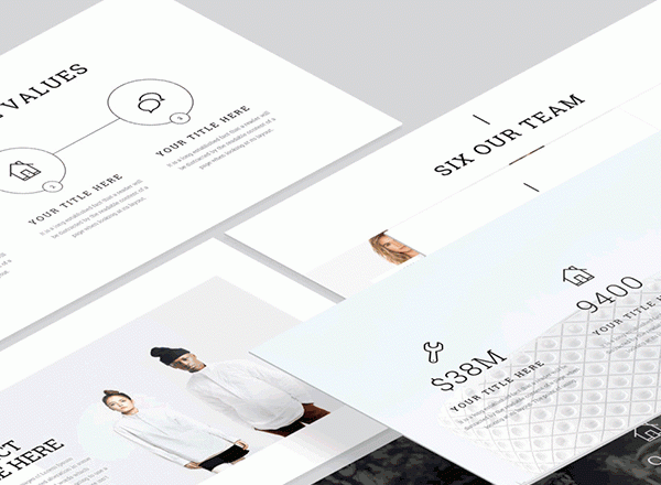 一流的产品汇报与展示PPT模版套装下载[pptx,key]