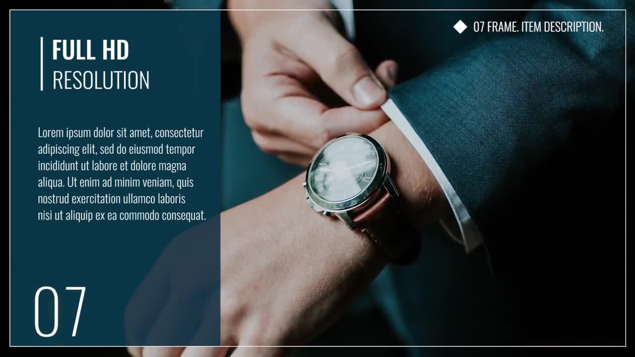 简洁的公司宣传PR视频模板