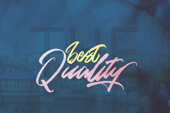 Gold Brush Font插图2