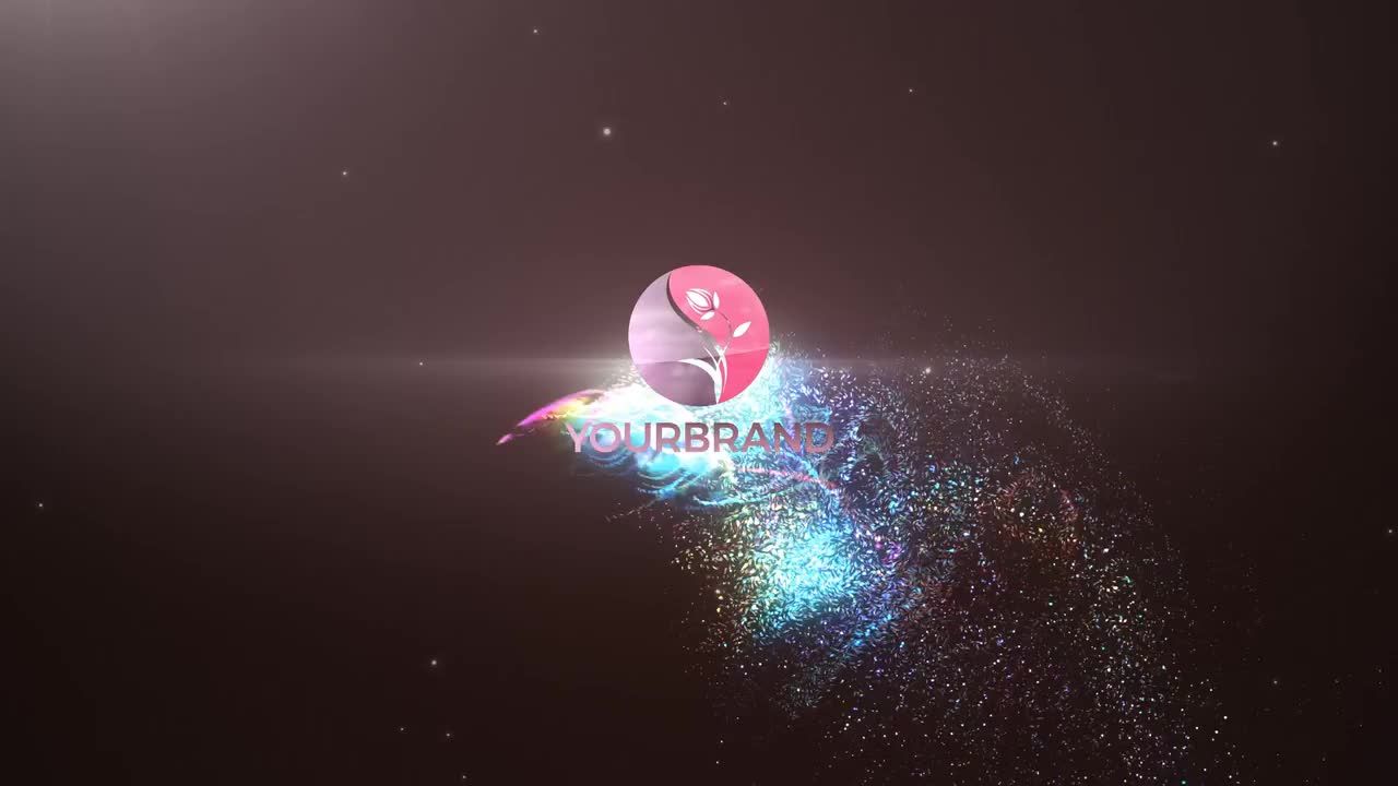 魔法蝴蝶标志2素材库精选AE模板